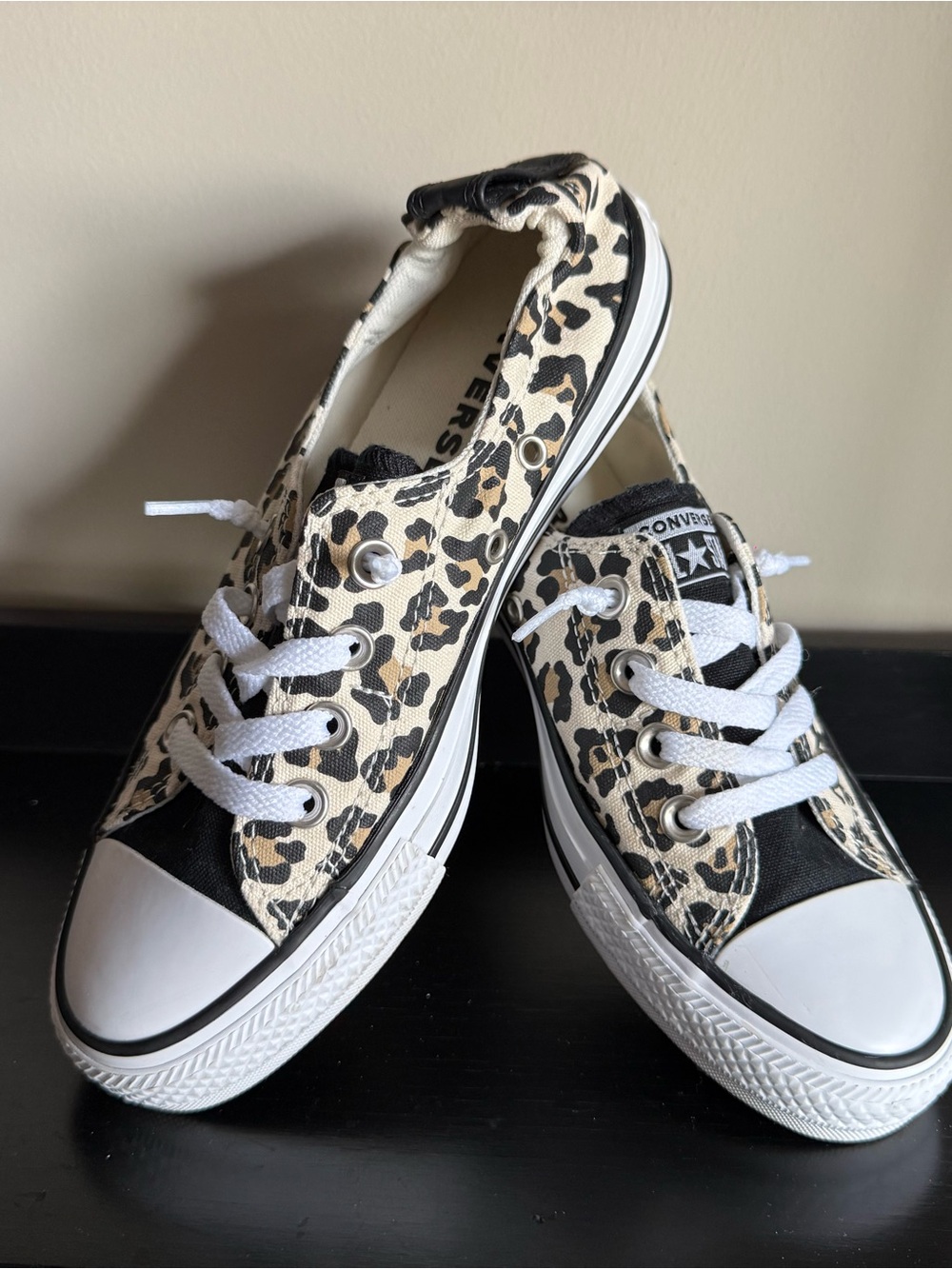 Converse Chuck Taylor All Star Leopard Print Low Top Sneakers Women’s 7.5
